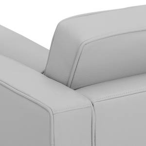 Fauteuil pivotant Chelsea Cuir véritable Cuir véritable Gad : Gris