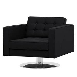 Fauteuil pivotant Chelsea Tissu Tissu Selva : Anthracite