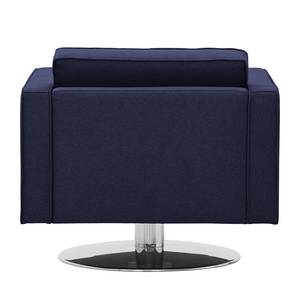 Fauteuil pivotant Chelsea Tissu Tissu Milan : Bleu foncé