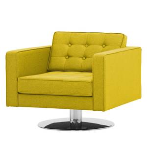 Fauteuil pivotant Chelsea Tissu Tissu Milan : Jaune