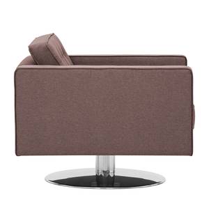 Fauteuil pivotant Chelsea Tissu Tissu Milan : Gris-Marron