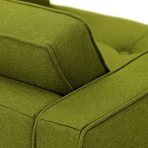 Draaifauteuil Chelsea geweven stof Stof Ramira: Limegroen