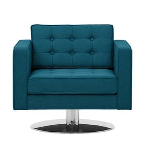 Fauteuil pivotant Chelsea Tissu Tissu Ramira : Turquoise