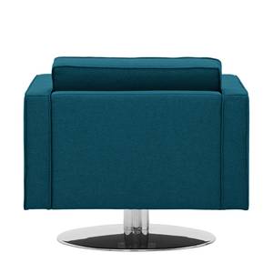 Fauteuil pivotant Chelsea Tissu Tissu Ramira : Turquoise