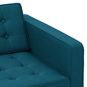 Draaifauteuil Chelsea geweven stof Stof Ramira: Turquoise