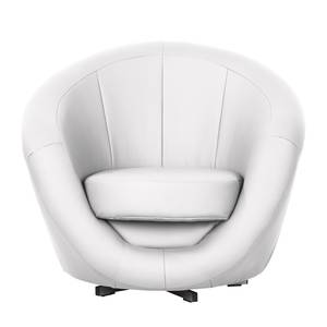 Fauteuil pivotant Marvin Imitation cuir - Blanc