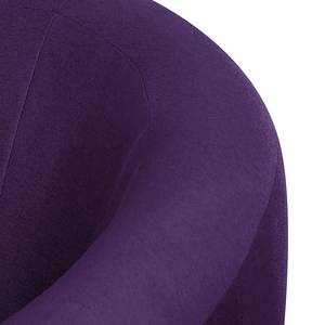 Fauteuil pivotant Marvin Tissu - Aubergine / Rose