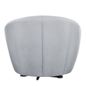 Fauteuil pivotant Marvin Tissu - Gris clair / Pétrole