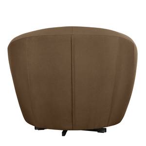 Fauteuil pivotant Marvin Tissu - Taupe / Mocca