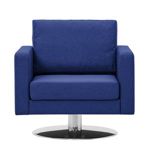 Draaifauteuil Portobello geweven stof Stof Ramira: Blauw