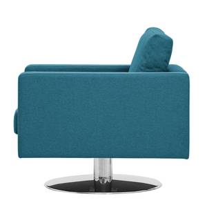 Draaifauteuil Portobello geweven stof Stof Ramira: Turquoise