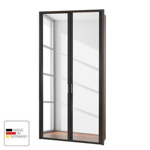 Draaideurkast Arizona Sleep Havanna - Breedte: 100 cm - 2 deuren - Met passe-partout lijst - Zonder verlichting - 2 spiegeldeuren