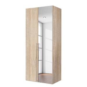 Armoire à portes battantes Brooklyn VI Imitation chêne de Sonoma / Miroir - 100 x 236 cm