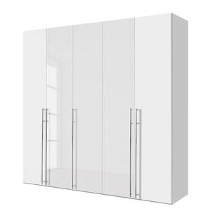 Drehtürenschrank Brooklyn XIII Alpinweiß / Hochglanz Weiß - 250 x 216 cm