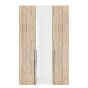 Drehtürenschrank Brooklyn XIII Eiche Sonoma Dekor / Hochglanz Weiß - 150 x 216 cm