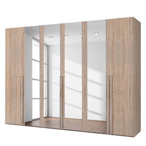 Drehtürenschrank Brooklyn XIII Eiche Sonoma Dekor / Spiegelglas - 300 x 236 cm