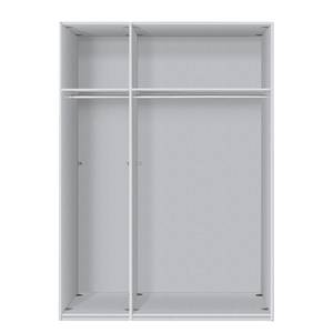 Drehtürenschrank Brooklyn XIII Alpinweiß / Hochglanz Weiß - 150 x 216 cm