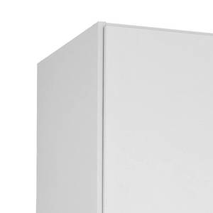 Armoire à portes pivotantes Caria Blanc alpin - Largeur : 136 cm - 5 portes