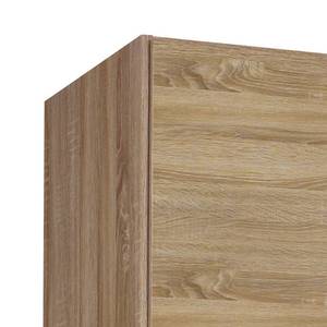 Armoire à portes pivotantes Caria Imitation chêne de Sonoma - Largeur : 136 cm - 5 portes