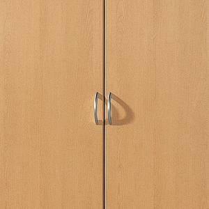 Armoire à portes battantes Case I Imitation hêtre - 91 cm - 2 portes - Standard Plus