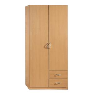 Armoire à portes battantes Case II Imitation hêtre - 91 cm - 2 portes - Standard Plus