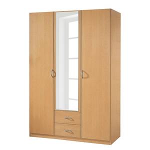 Armoire à portes battantes Case III Imitation hêtre - 136 cm - 3 portes