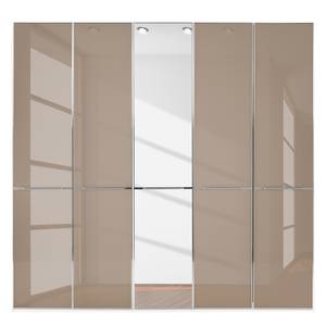 Drehtürenschrank Chicago II Sahara / Spiegel - 250 x 216 cm - 5 Türen