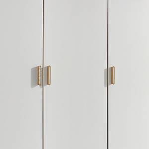 Armoire à portes battantes Falun Blanc alpin / Frêne de Coimbra - Largeur : 136 cm