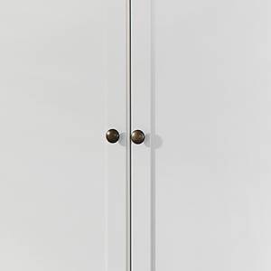 Armoire à portes battantes Gera Blanc alpin - Largeur : 181 cm - 4 portes