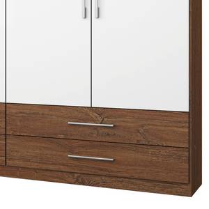 Armoire portes battantes Hersbruck-Extra Largeur : 226 cm - 1 miroir