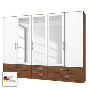 Armoire portes battantes Hersbruck-Extra Largeur : 226 cm - 3 miroir