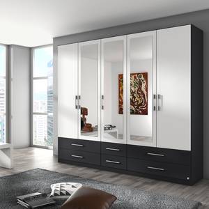 Armoire portes battantes Hersbruck-Extra Largeur : 226 cm - 3 miroir