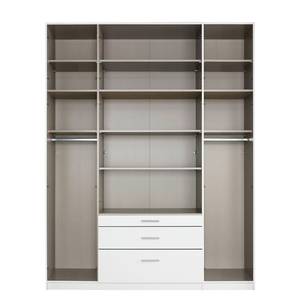 Armoire à portes battantes Hildesheim Blanc alpin - Largeur : 181 cm - Sans portes miroir