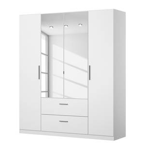 Armoire à portes battantes KiYDOO III Blanc alpin - Blanc alpin - Hauteur : 197 cm