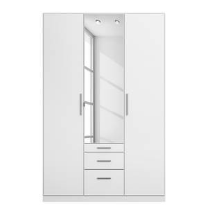 Armoire à portes battantes KiYDOO IV Blanc alpin - 136 x 197 cm - 3 portes - Basic