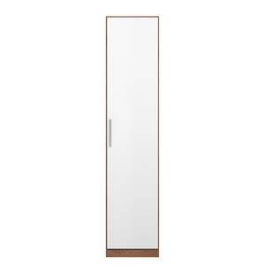 Drehtürenschrank KiYDOO V Weiß / Eiche Stirling Dekor - 47 x 197 cm - 1 Tür - Basic