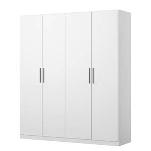 Armoire à portes battantes KiYDOO V Blanc alpin - 181 x 210 cm - 4 portes - Classic