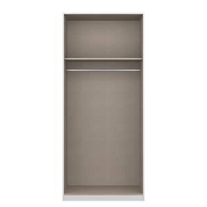 Drehtürenschrank KiYDOO V Weiß / Eiche Riviera Dekor - 91 x 210 cm - 2 Türen - Basic