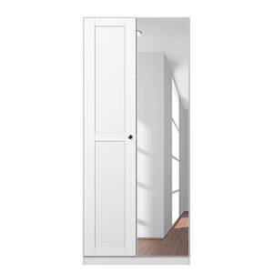 Armoire portes battantes KiYDOO Landhaus II - Blanc alpin - 91 x 197 cm