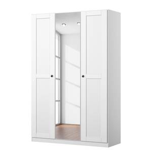 Armoire portes battantes KiYDOO Landhaus II - Blanc alpin - 136 x 197 cm