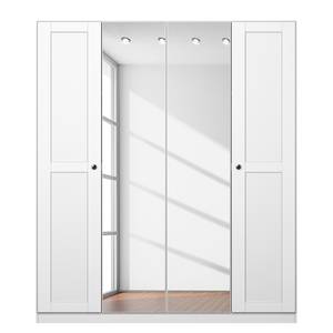 Armoire portes battantes KiYDOO Landhaus II - Blanc alpin - 181 x 210 cm