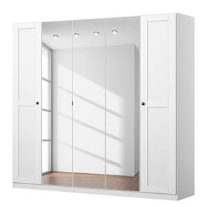 Armoire portes battantes KiYDOO Landhaus II - Blanc alpin - 226 x 197 cm