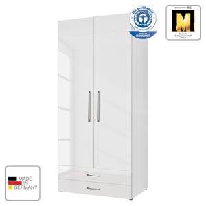 Armoire à portes battantes KSW II Blanc alpin brillant - 2