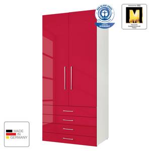 Armoire à portes battantes KSW II Rouge brillant - 4