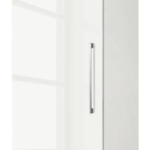 Armoire à portes battantes KSW I Blanc alpin brillant - Largeur : 50 cm - 1 porte