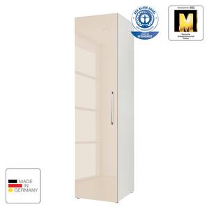 Draaideurkast KSW I Hoogglans macchiato - Breedte: 50 cm - 1 deur