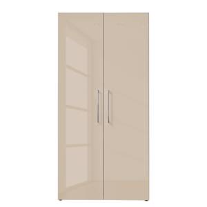 Armoire à portes battantes KSW I Gris sable brillant - Largeur : 100 cm - 2 porte