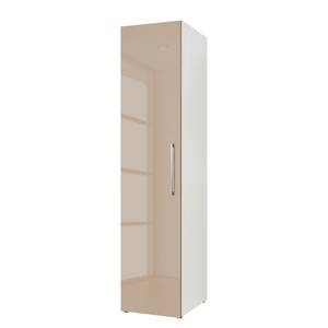 Armoire à portes battantes KSW I Gris sable brillant - Largeur : 45 cm - 1 porte