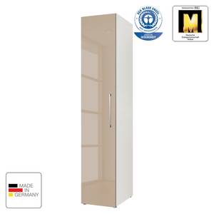 Armoire à portes battantes KSW I Gris sable brillant - Largeur : 40 cm - 1 porte