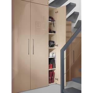 Armoire à portes battantes KSW I Gris sable brillant - Largeur : 30 cm - 1 porte